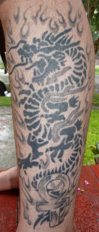 Japanese Sleeve Tattoos Oriental-Style Dragon