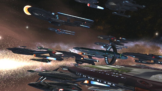 Player Ships Hanging Out at DS9 Look Like a Formidable Fleet