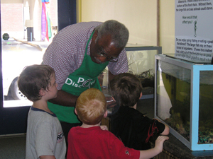 Dr. Pringle with Aquarium Displays
